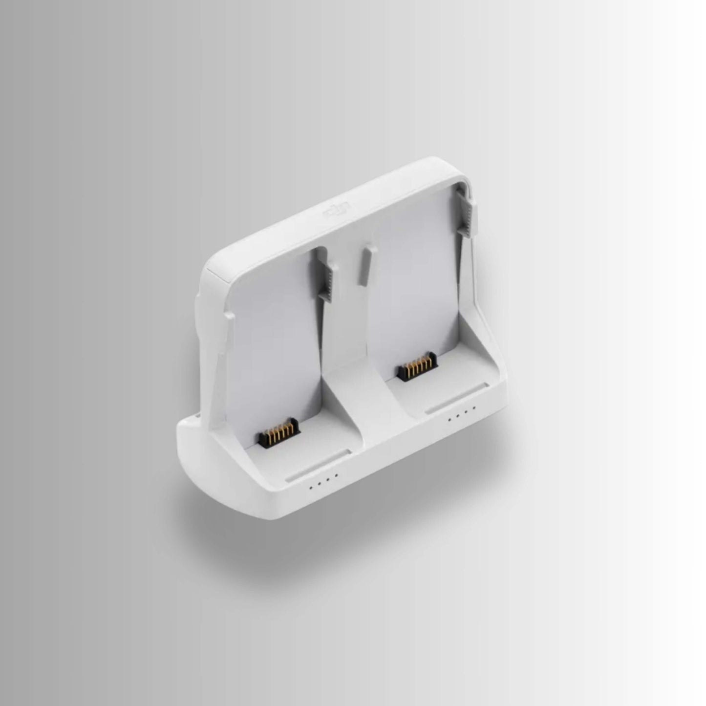 DJI Flip Parallel Charging Hub for charging two intelligent flight batteries simultaneously.
