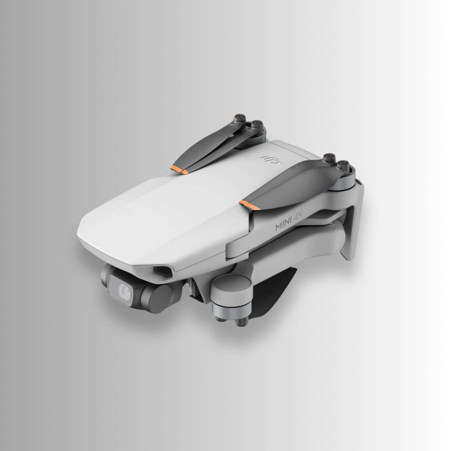 Compact DJI Mini 4K Fly More Combo drone folded and ready to travel