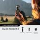DJI Osmo Pocket 3 filming outdoors with 1-inch CMOS sensor for cinematic video