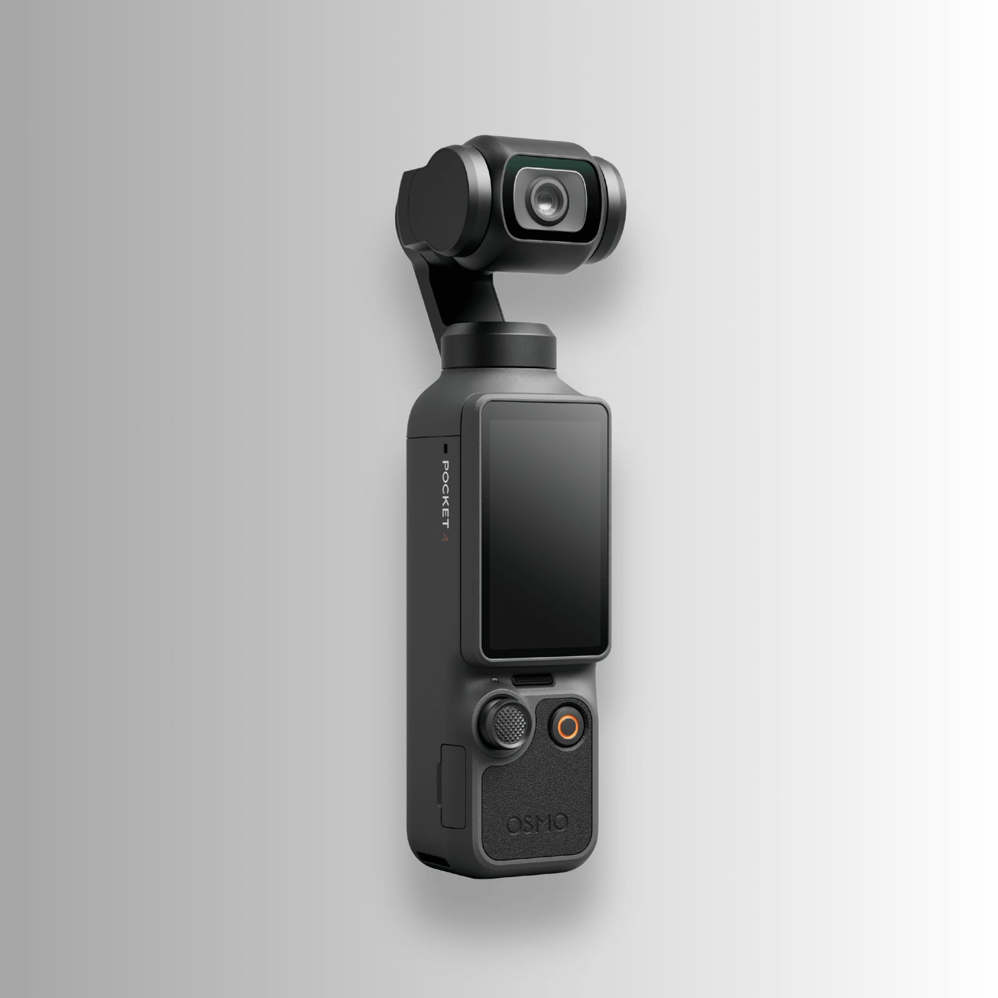 DJI Osmo Pocket 4 features a compact design with a built-in gimbal camera for smooth video recording.