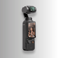 Angled view of DJI Osmo Pocket 3 compact 4K gimbal camera for vlogging and content creation