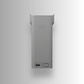 Side angle of a Grey two-way charging hub with multiple slots and a USB port for DJI Avata 360 on a white background