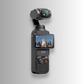 DJI Osmo Pocket 3 side profile highlighting slim design and stabilised gimbal head