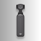 Rear view of DJI Osmo Pocket 3 showing textured grip and DJI branding