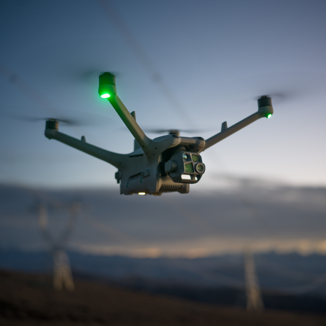 DJI Matrice 4TD thermal enterprise drone in flight
